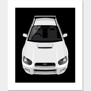 Impreza WRX STI 2nd gen 2003-2005 - White Posters and Art